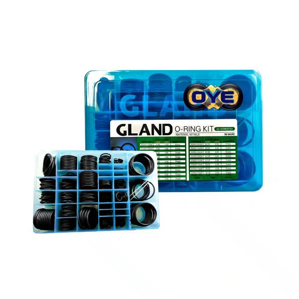 Kit de orings en nitrilo para alta presion para maquinaria komatsu