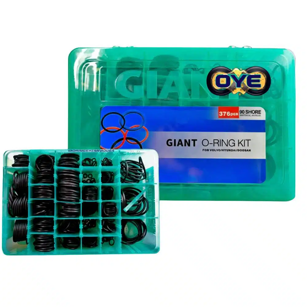 Kit de orings en nitrilo para alta presion para maquinaria volvo-hyundai-doosan