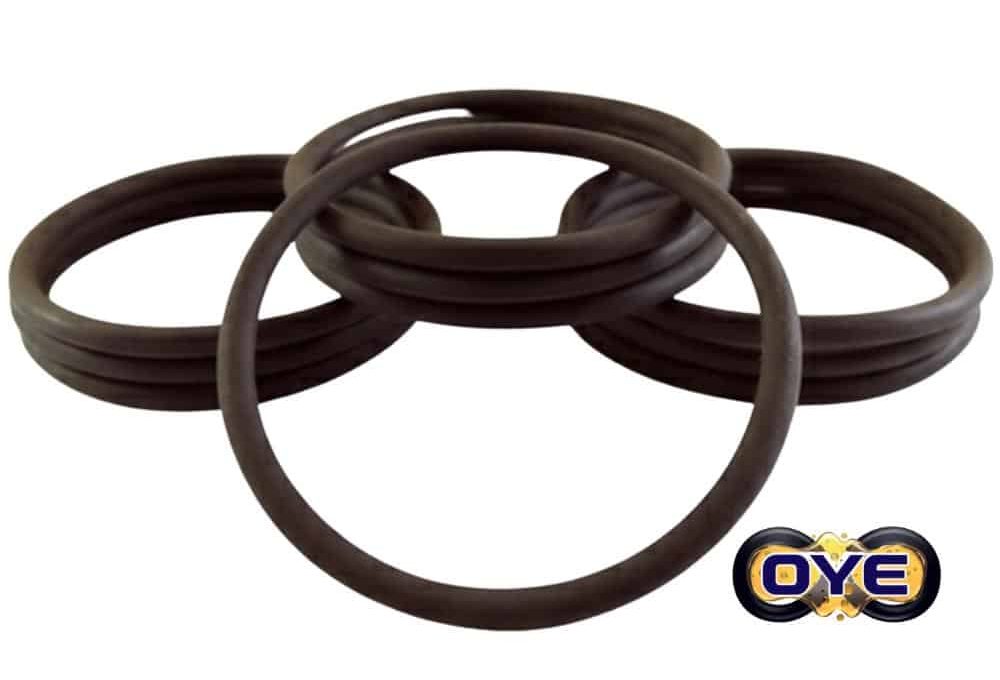 Oring en viton fkm en color cafe o marron