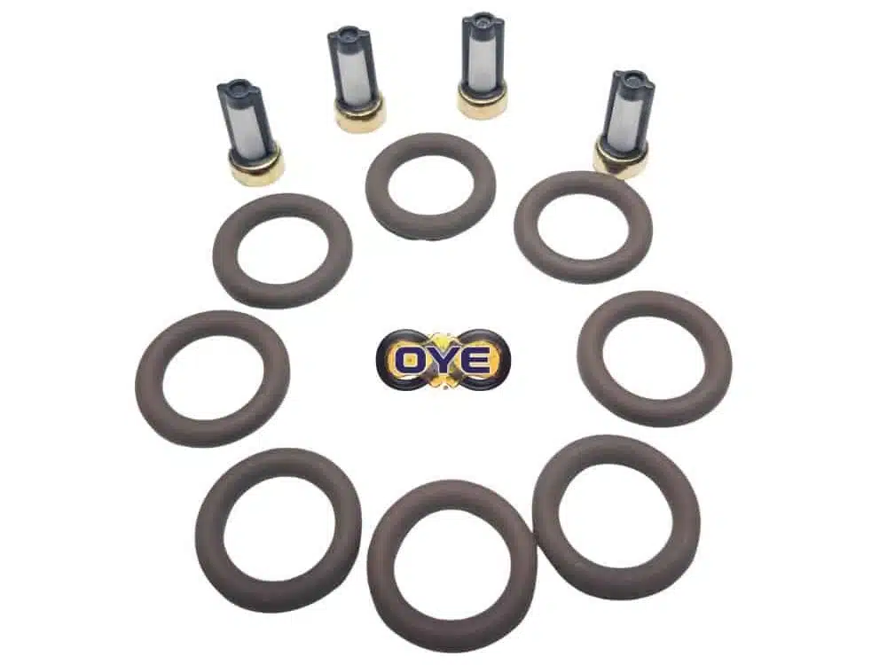 Kit de reparación para inyectores Chevrolet Corsa Evolution, Wind y Active con O-rings de Viton y microfiltros