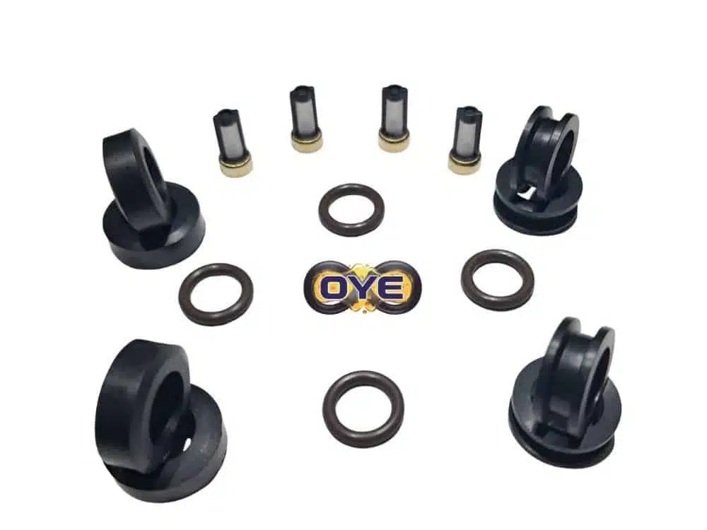 Kit de reparación para inyectores Mazda Allegro 1.3/1.6, Mazda 323 y Ford Laser con microfiltros de malla fina y o-rings japoneses