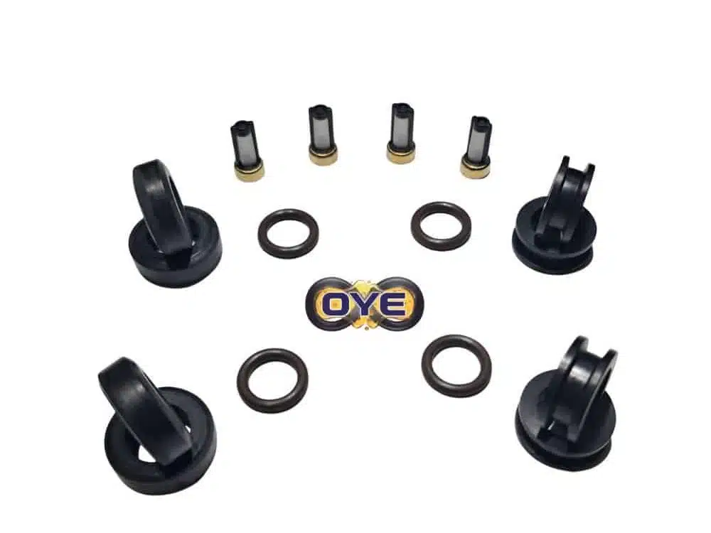 Kit de reparación para 4 inyectores de Toyota Hilux 22R y Macho 4 cilindros con carretas y bujes aisladores
