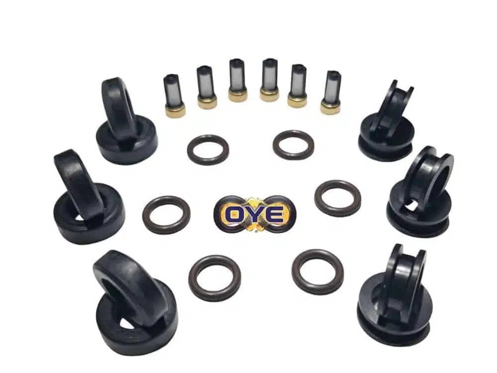 Kit de reparación completo para 6 inyectores de Toyota Land Cruiser Burbuja y Macho 4.5 con carretas aisladoras y bujes