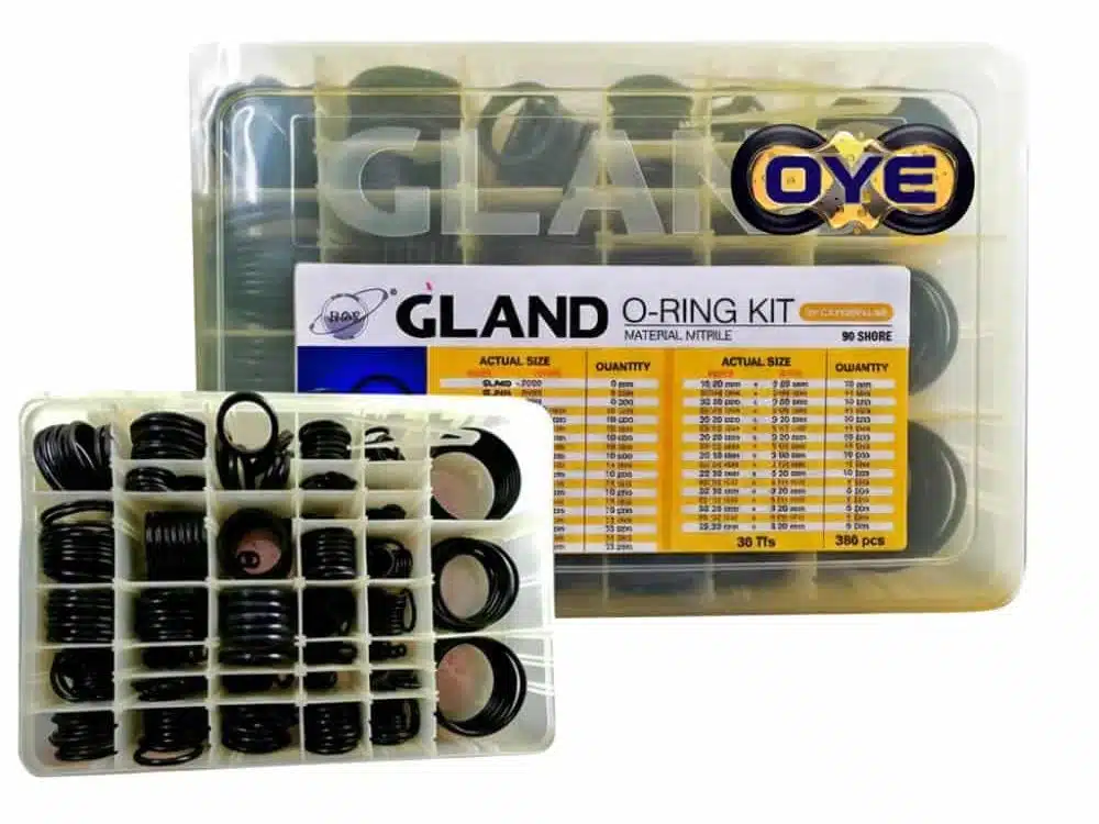 Kit de O-Rings Caterpillar para alta presión y bridas SAE en maquinaria amarilla
